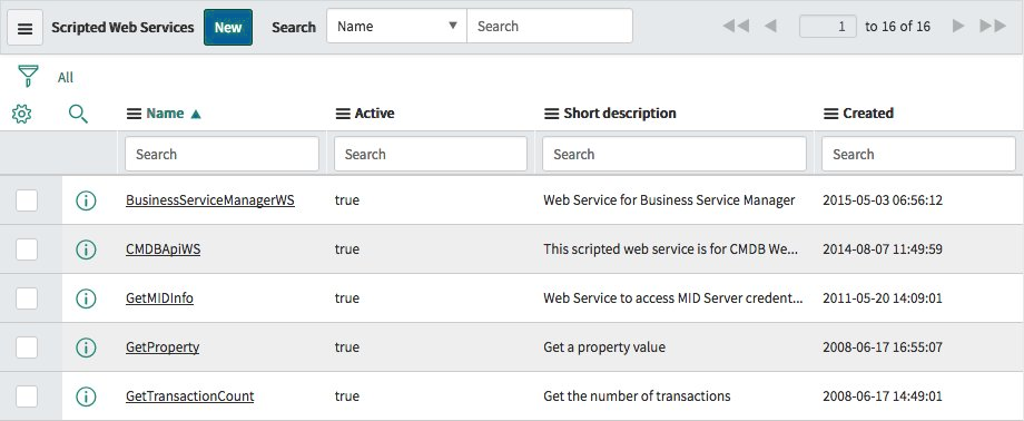 Scripted SOAP Web Services