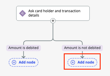 the Add node button in the Decision Tree Builder to configure a question or guidance node.