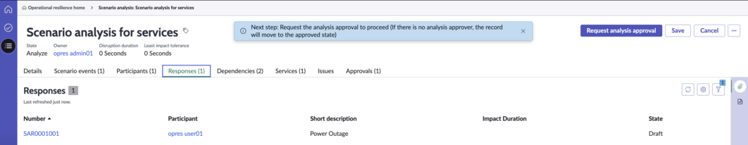 Detalhes da tarefa de resposta.