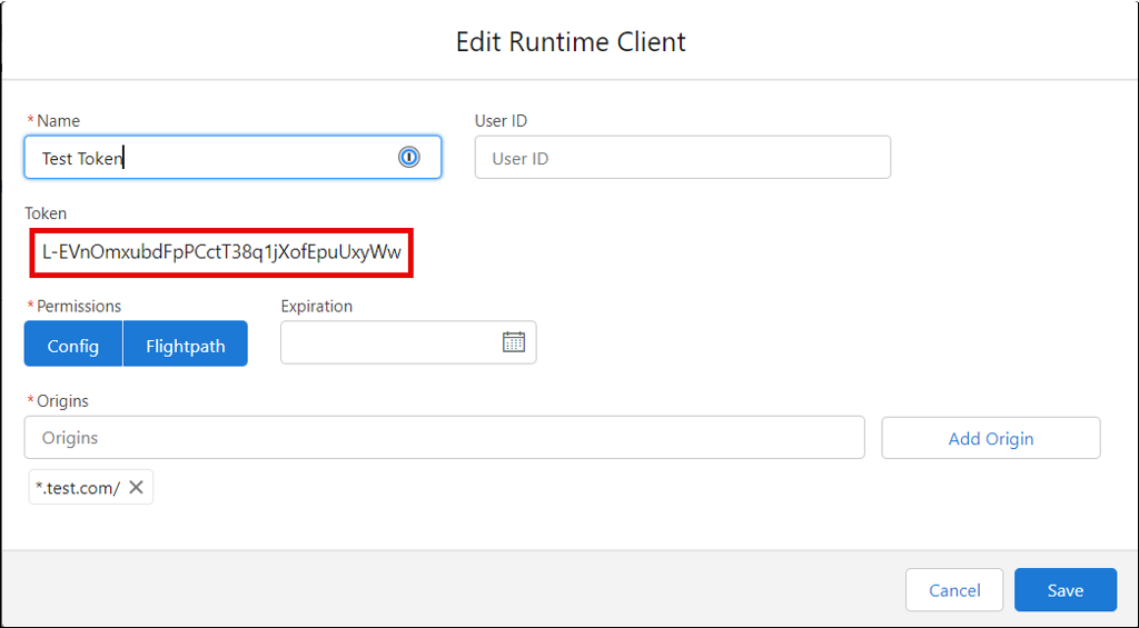 Modifier le client d’exécution