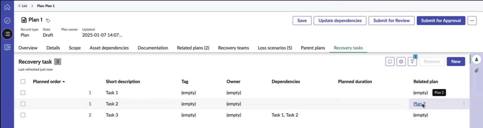 Plan 1.