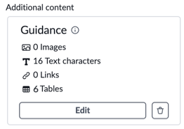Confirmation of the guidance content. You can update the content.