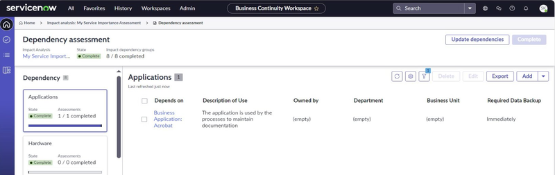 Track data specific to the dependency types-1.
