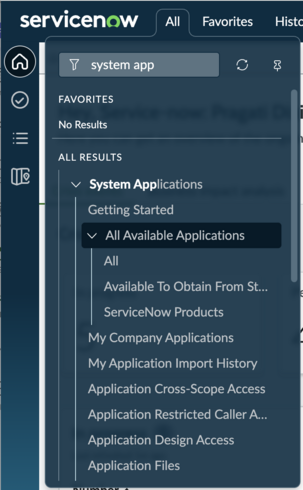 Navigation path for installing the application.