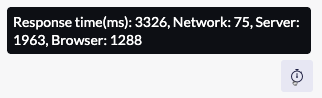응답 시간 ms 1019 네트워크 3 서버 526 브라우저 490
