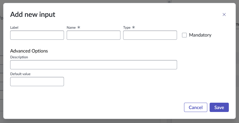 Add new input/output