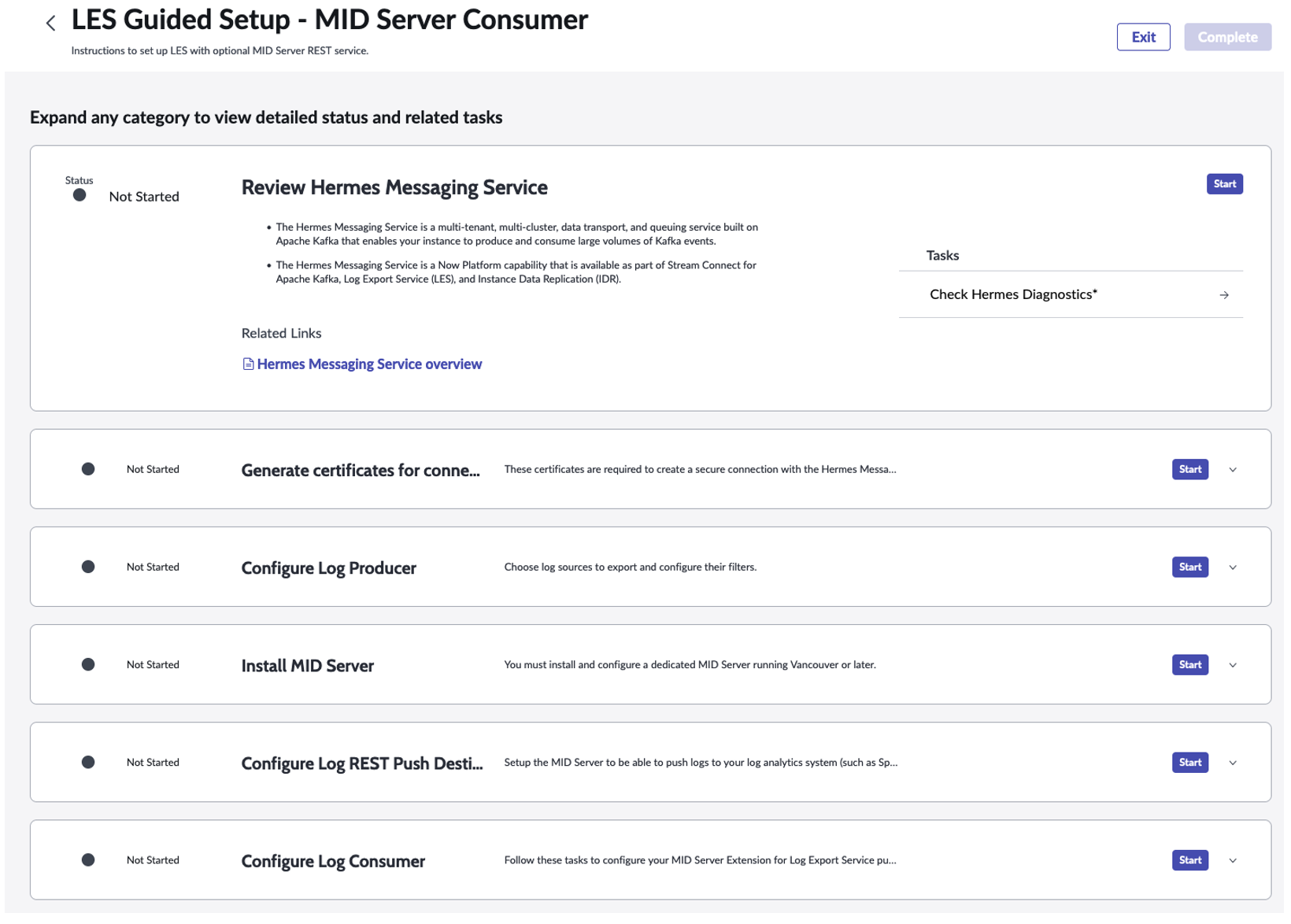 MID Server comsumer options