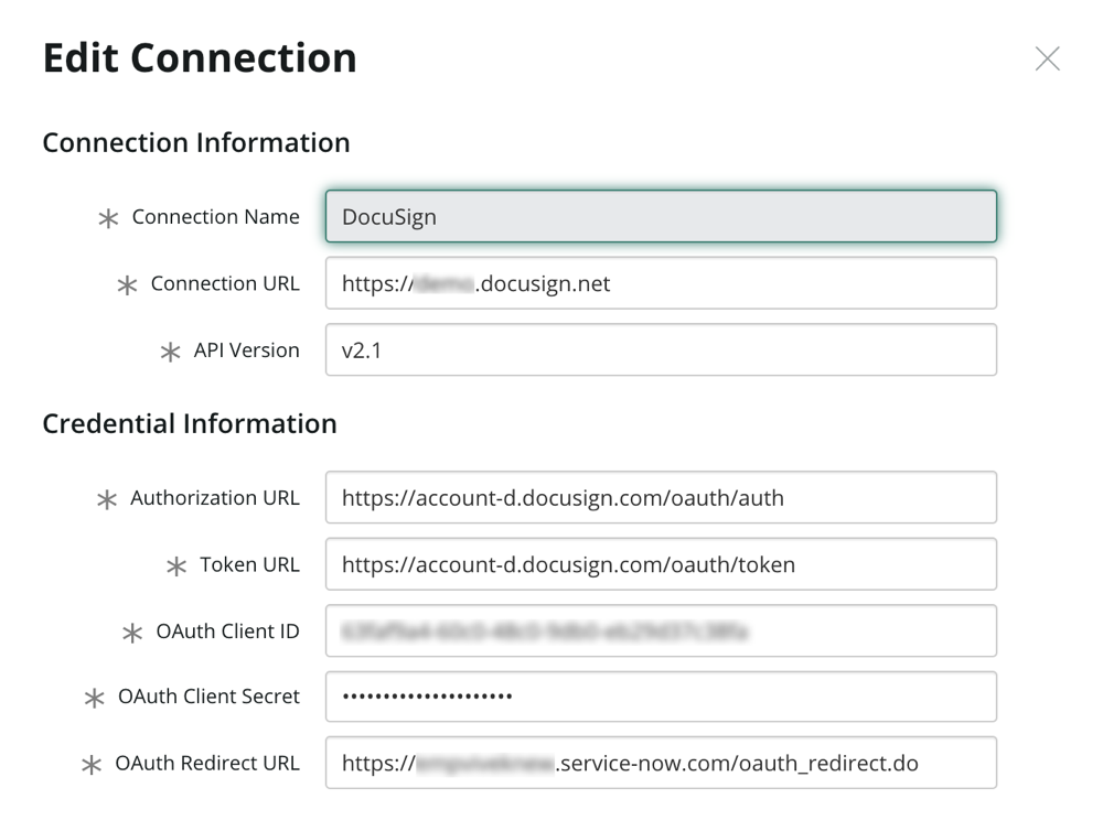 Connexion DocuSign.