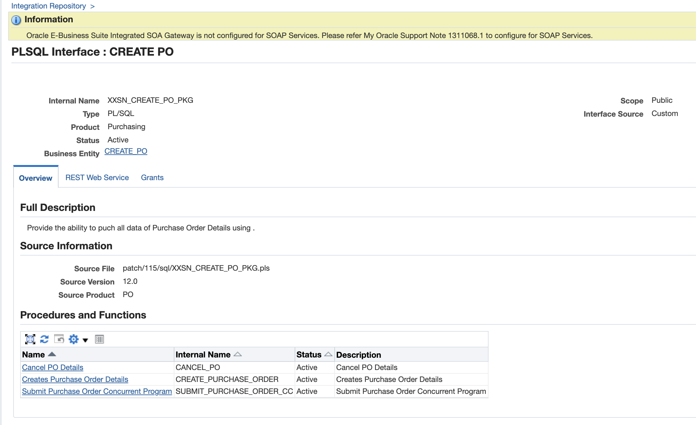 Interface PLSQL.