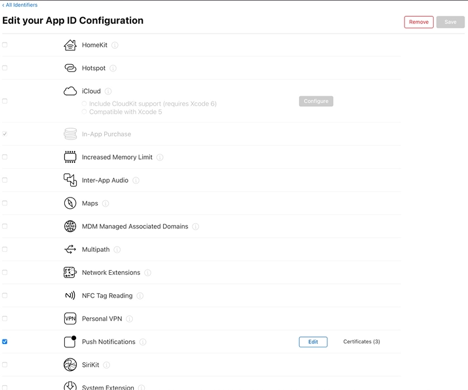 Apple Developer-Account-Bezeichner