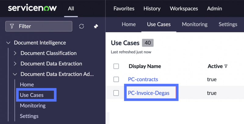 List of data extraction use cases.