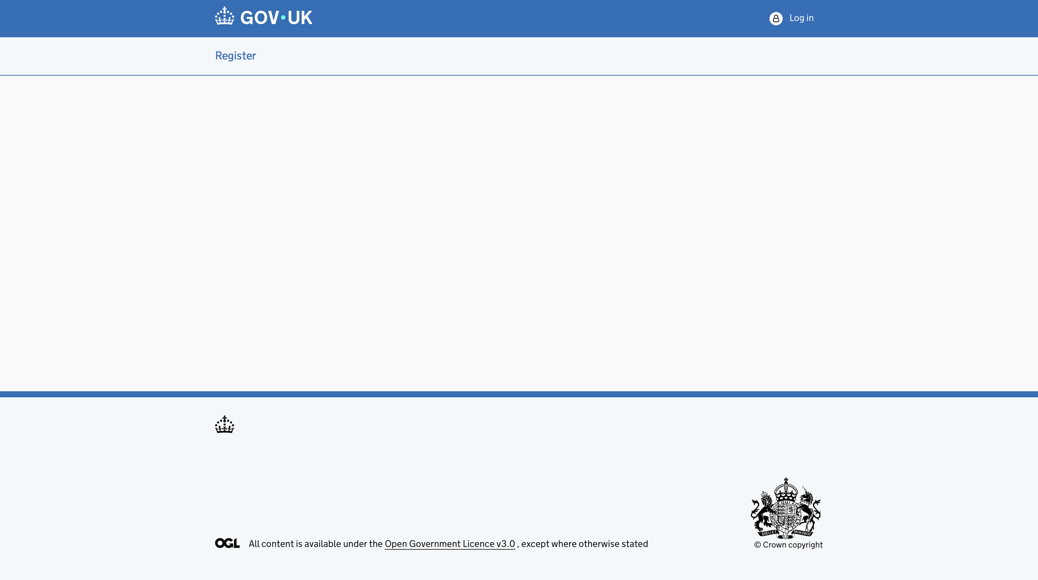 GDS Portal Branded Landing page.
