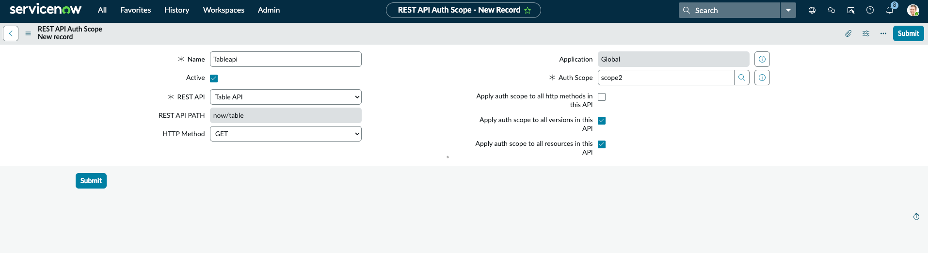 REST API Auth Scope2