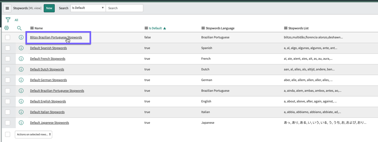 This image shows you how to update your stopwords list, if needed.
