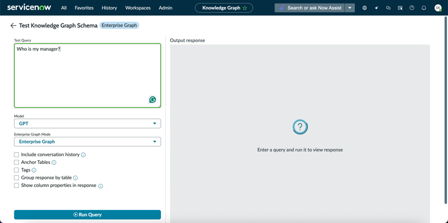 Test Enterprise Graph schema