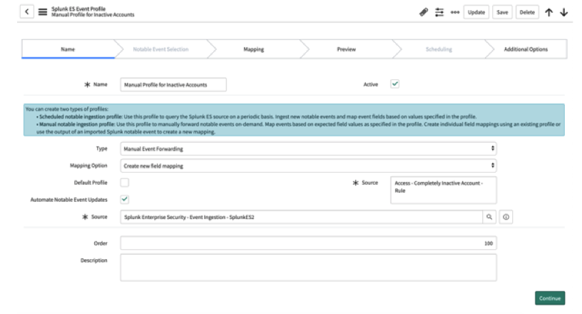 Splunk: manual event forwarding