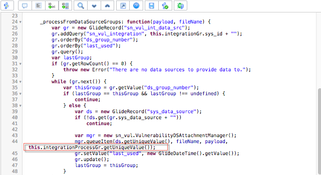 Original _processFromDataSourceGroups original entry.