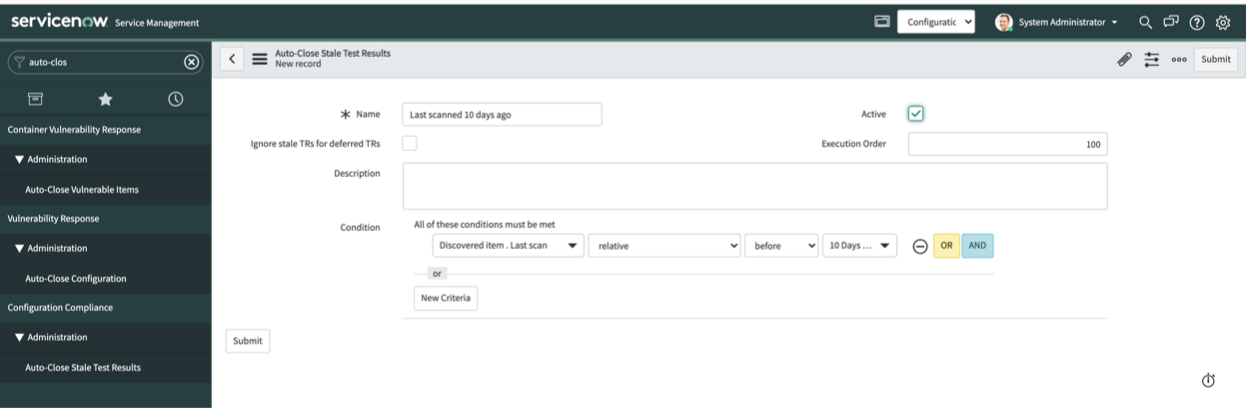 Auto-Close Stale Test Results form