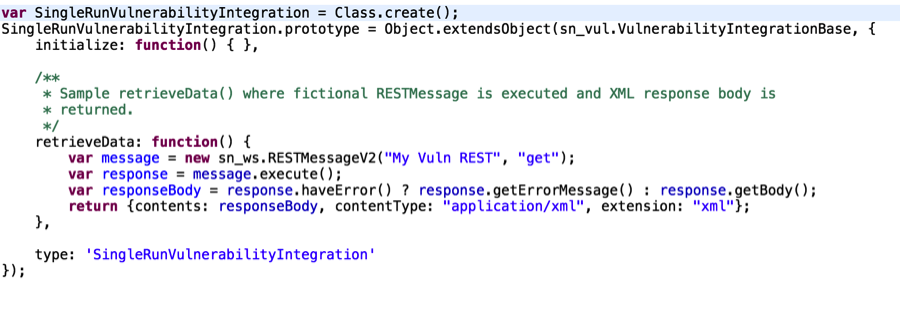 Single call integration script