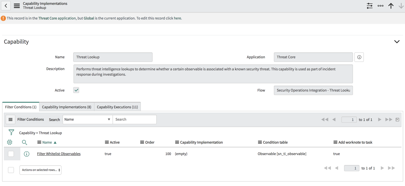 Capability flows: Configure capability