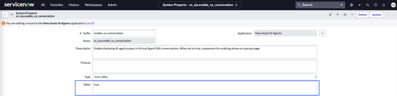 System property sn_aia.enable_va_conversation.
