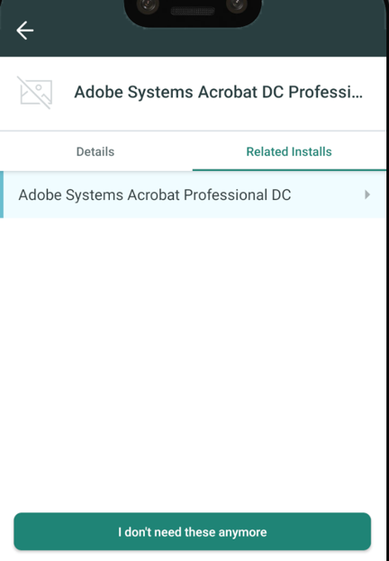 Remettez un logiciel sous licence à l’aide de l’application Now Mobile.