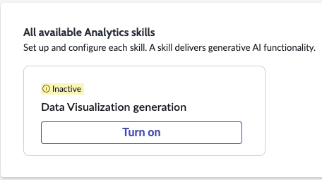 The Data Visualization generation skill card.