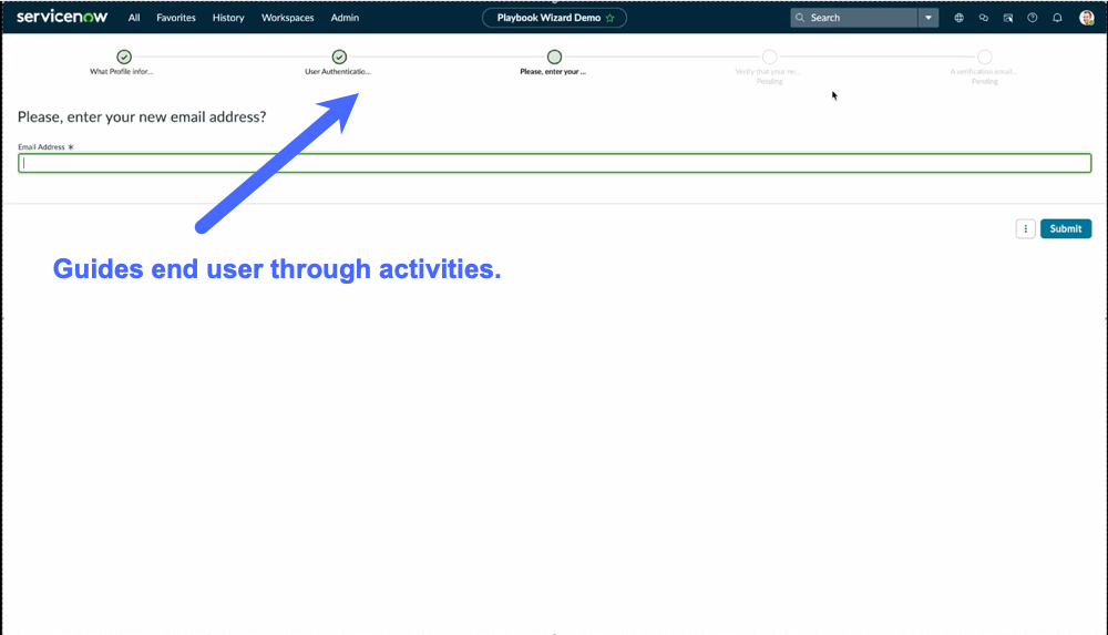 Mise en page de l’assistant Playbook