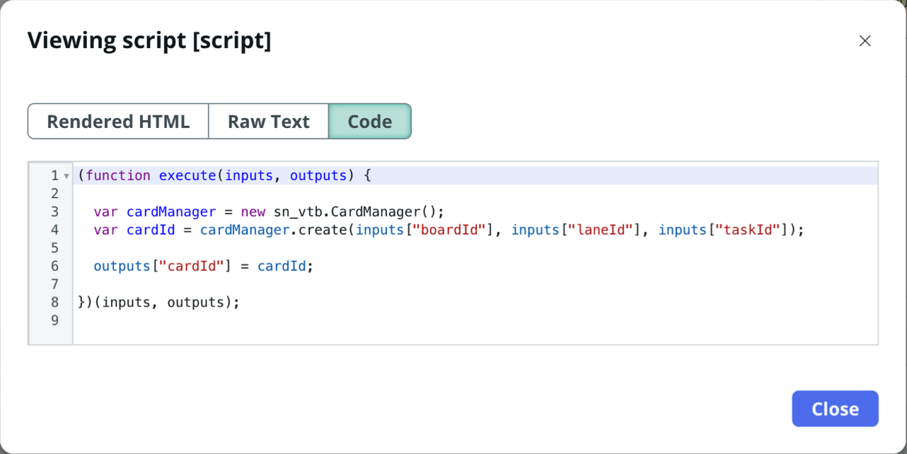 Exemple de script