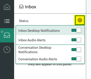 HRSD Agent Workspace Inbox settings