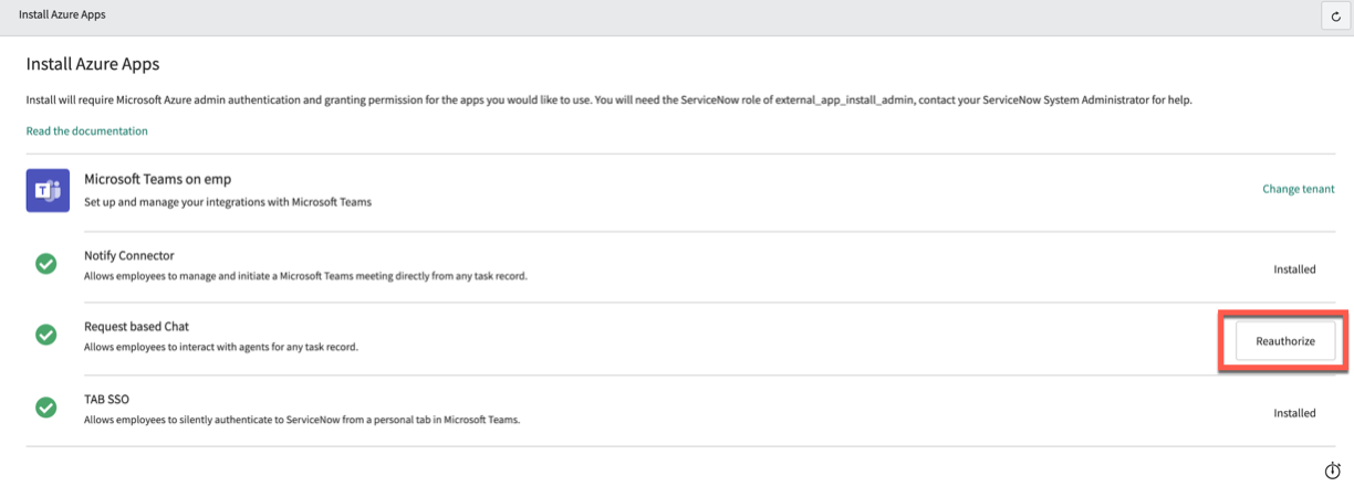 Install Azure apps