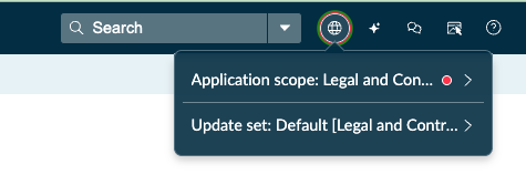 Set application scope to Global or Legal and Contract Common Utilities