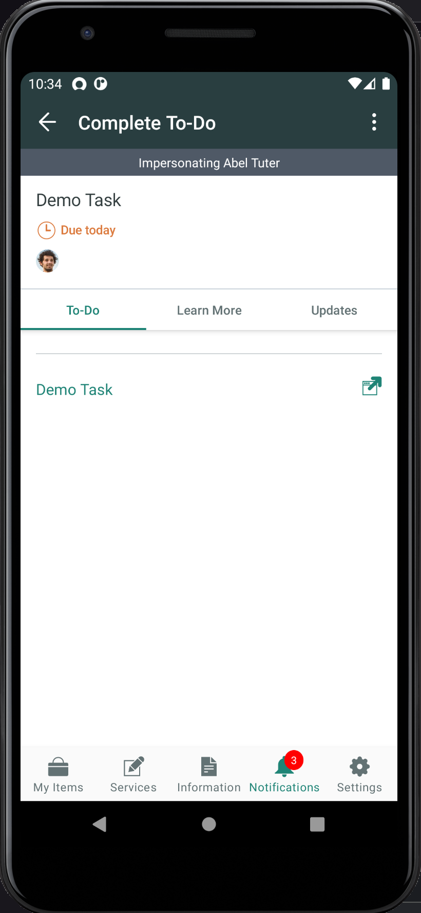 Tasks to do.