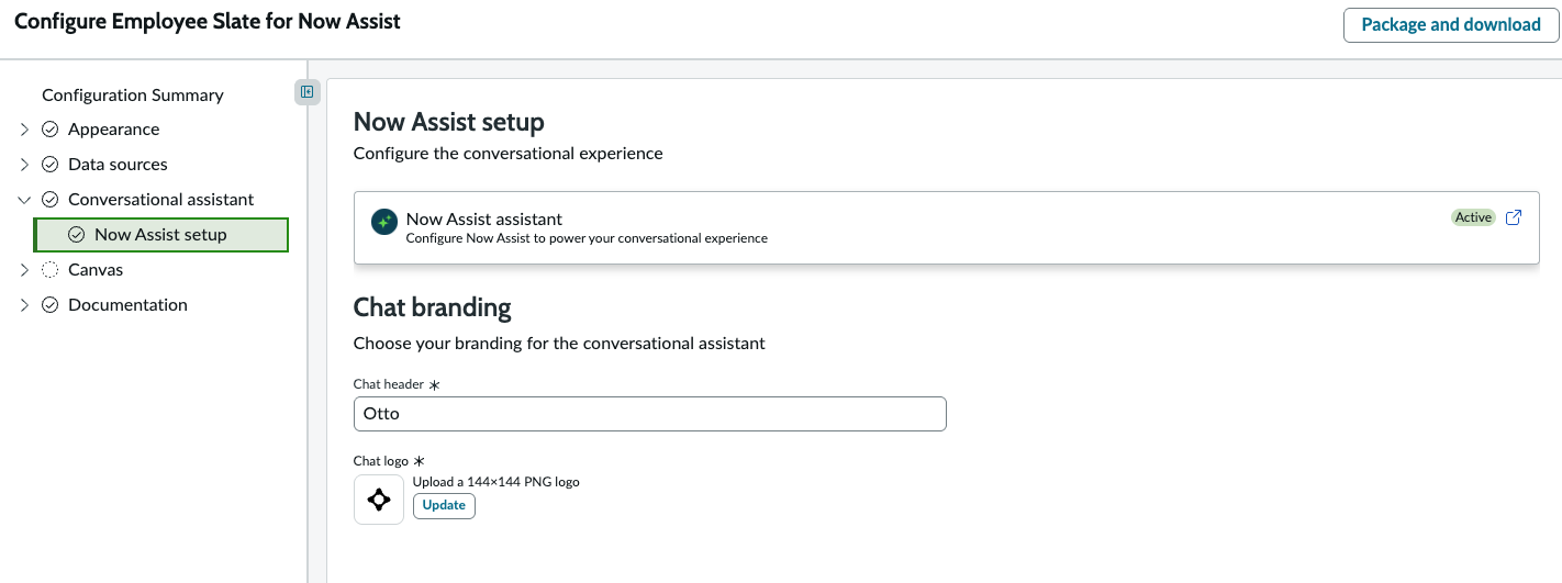 assistente de bate-papo conversacional now assist