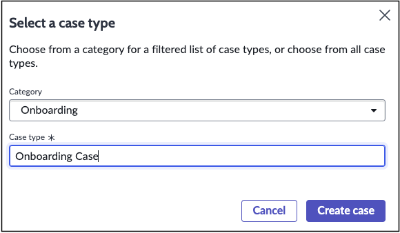 Version à sélection multiple du sélecteur de type de ticket avec des champs pour sélectionner une catégorie et un type de ticket
