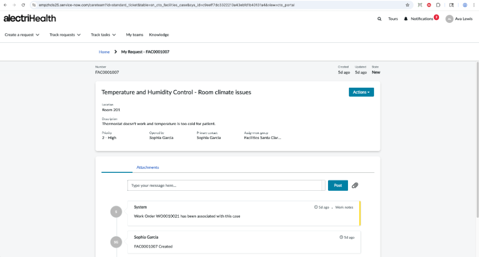Work order auto creation.
