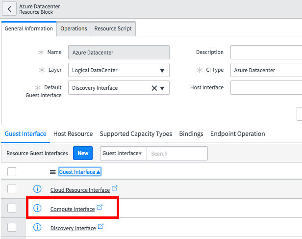 컴퓨팅 API가 있는 Azure 데이터센터