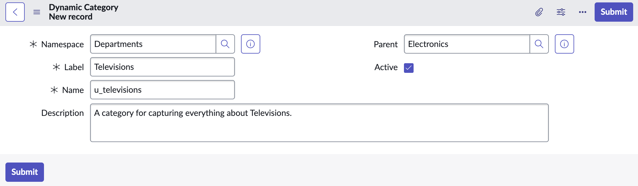 A dynamic category that extends from Electronics for capturing everything about televisions.