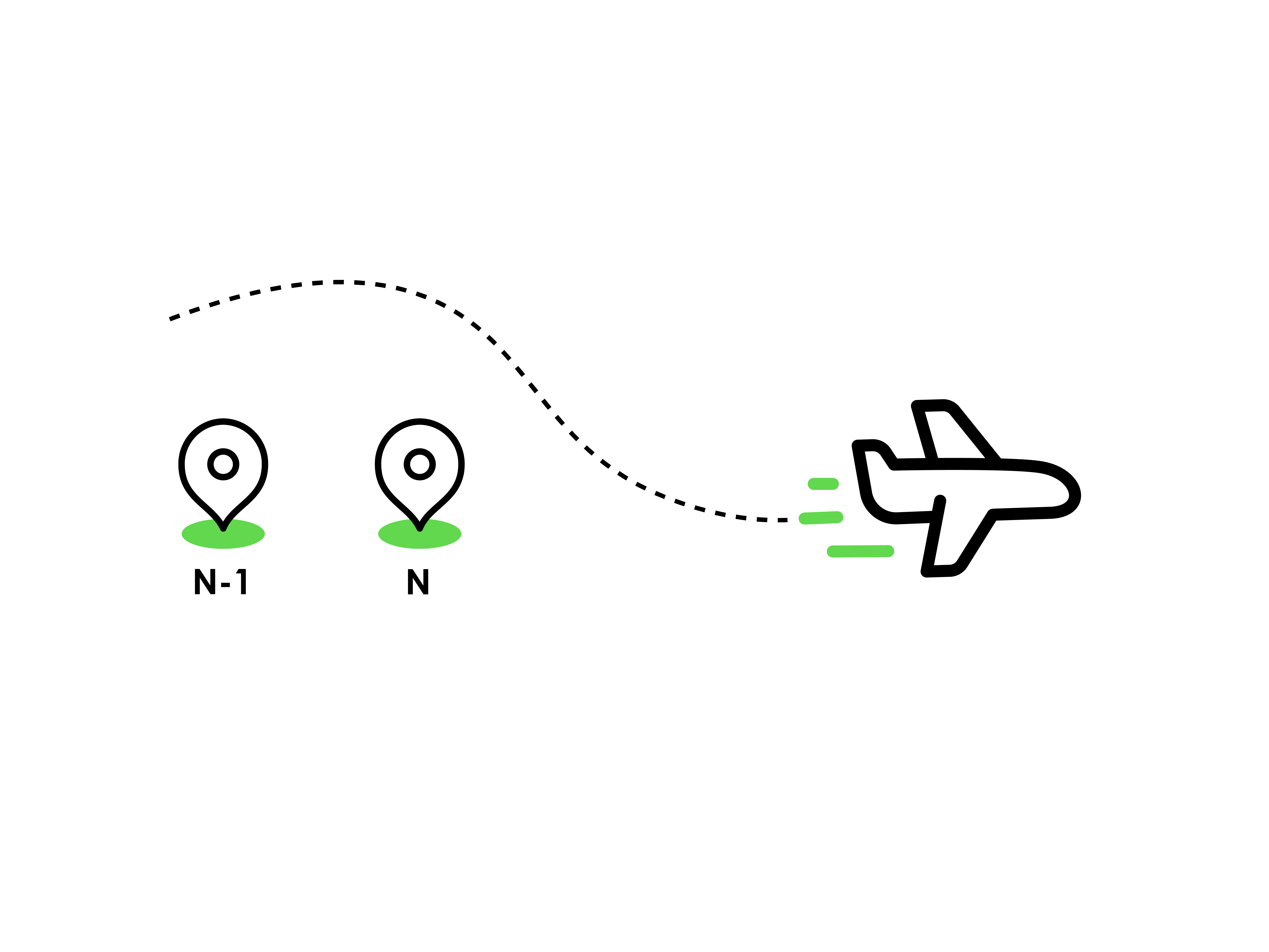 n-1 から n へのアップグレードタイルのアイコン