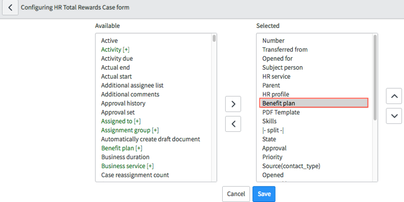 Configure any HR case form for the COE that the HR service is categorized under.