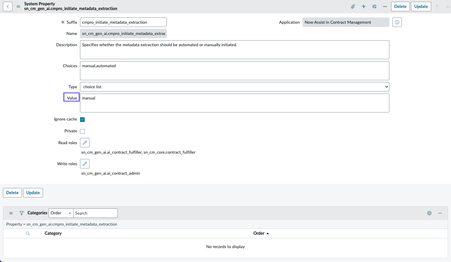 Set metadata extraction initiation method.