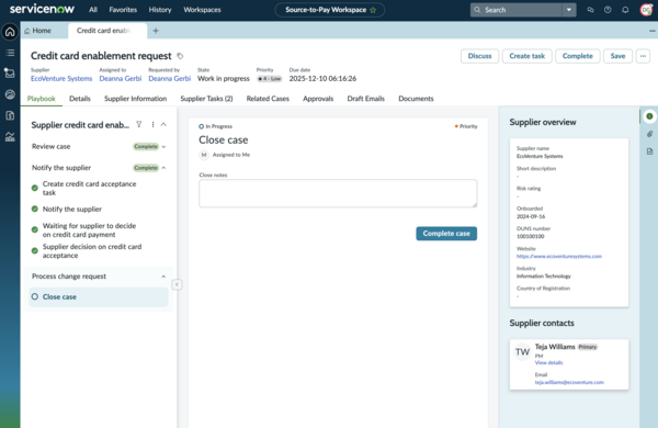 Supplier credit card enablement playbook review propensity score step.