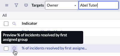 Ouverture de l’aperçu d’un enregistrement cible.