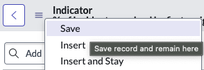 Option Enregistrer dans le menu contextuel
