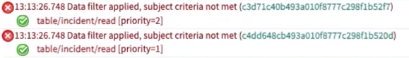 데이터 필터에서 만든 정보를 로깅하지 못했습니다.