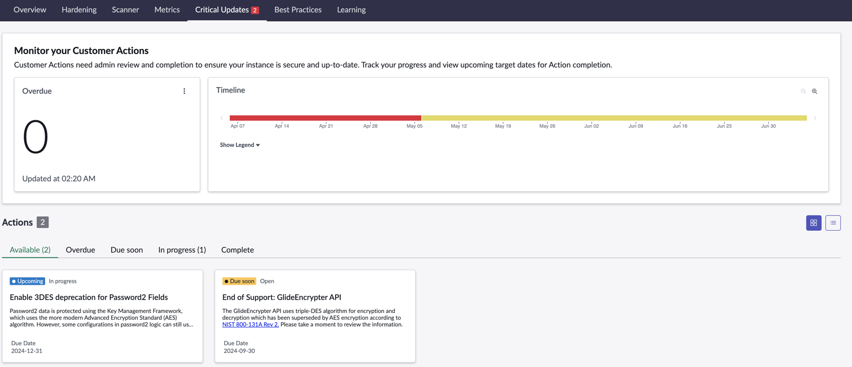 고객 작업 앱 홈페이지