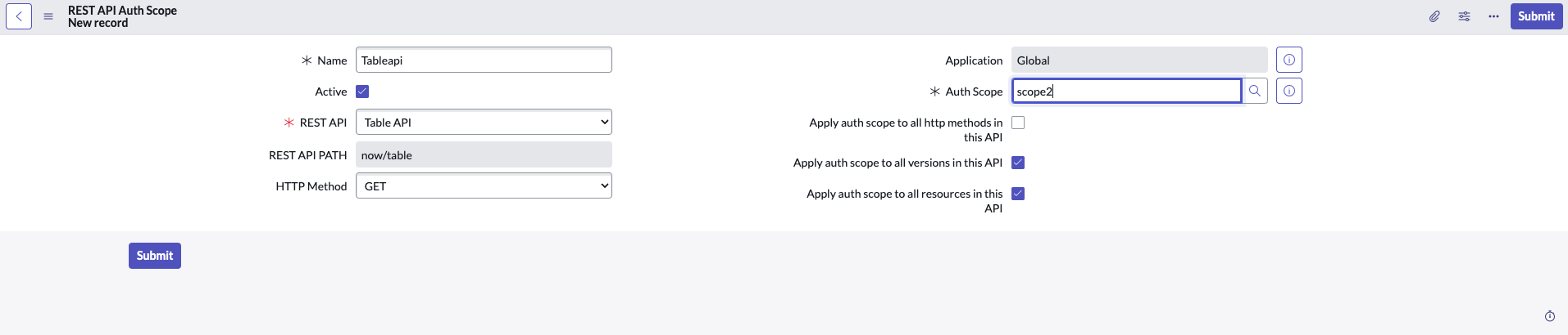 REST API 인증 Scope2