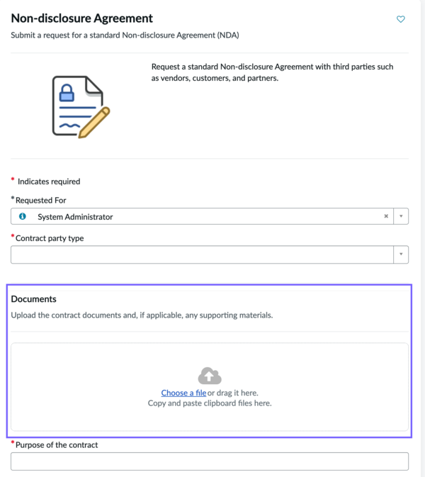 Composant de document de support ajouté au créateur d’enregistrement