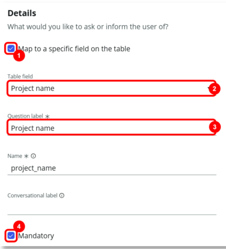 Add details to the questions form and make it mandatory.