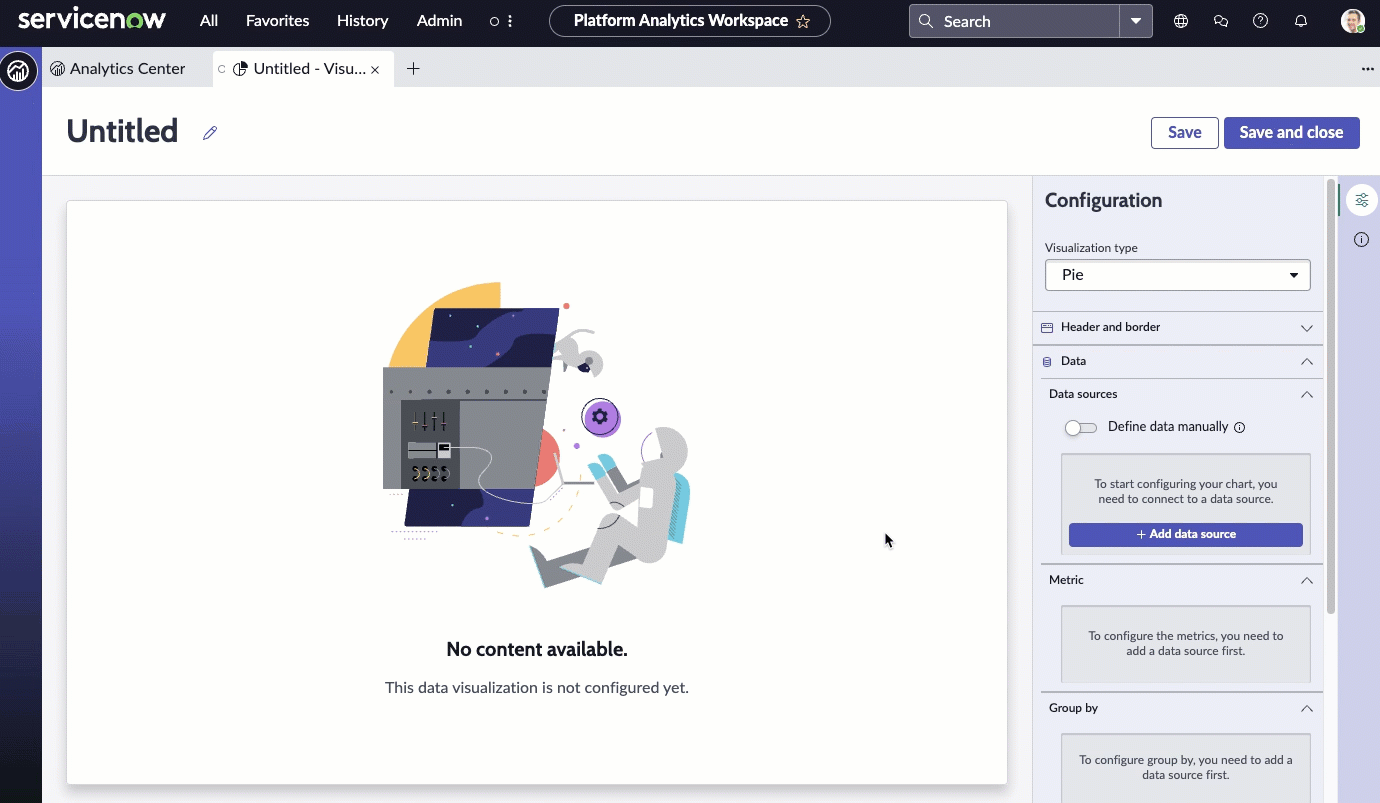 Animação mostrando a seleção da fonte de dados, a aplicação do filtro e o resultado